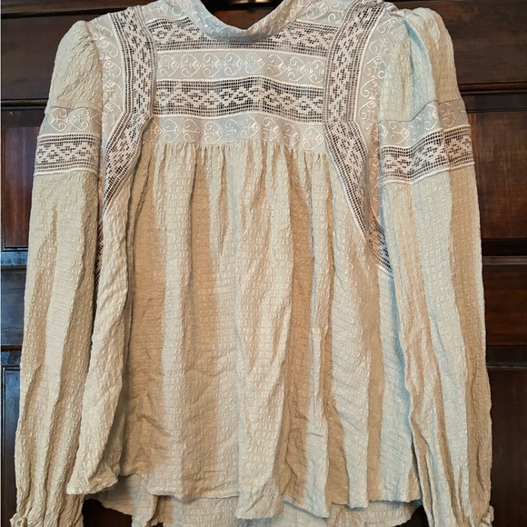 NWT Free People Spanish Moss Green Women's Top size M - Picture 1 of 5
